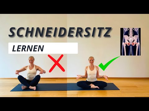 So lernst du den SCHNEIDERSITZ