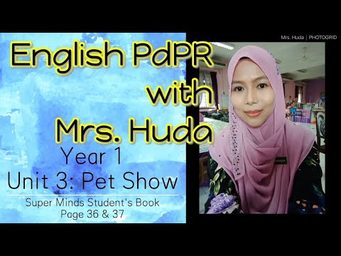 Year 1 Unit 3: Pet Show | Worksheets Module Page 5 & 6 (Super Minds Page 36 & 37)
