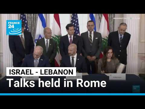 Lebanon, Israel hold US-brokered talks in Rome