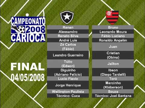 Flamengo 3 x 1 Botafogo - Carioca 2008 final 2º jogo - Melhores momentos e gols - 04/05/2008