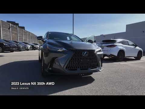 2023 Lexus NX 350h AWD in Gray for sale at Ken Shaw Toyota in Toronto, ON