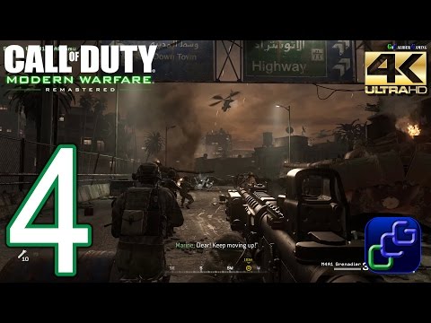 CALL OF DUTY 4 Modern Warfare Remastered PC 4K Walkthrough - Part 4 - Act 1: The BOG