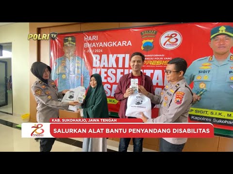 POLRES SUKOHARJO BAKTI KESEHATAN UNTUK PENYANDANG DISABILITAS