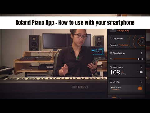 How to use the Roland Piano App with your Smartphone - Tutorial