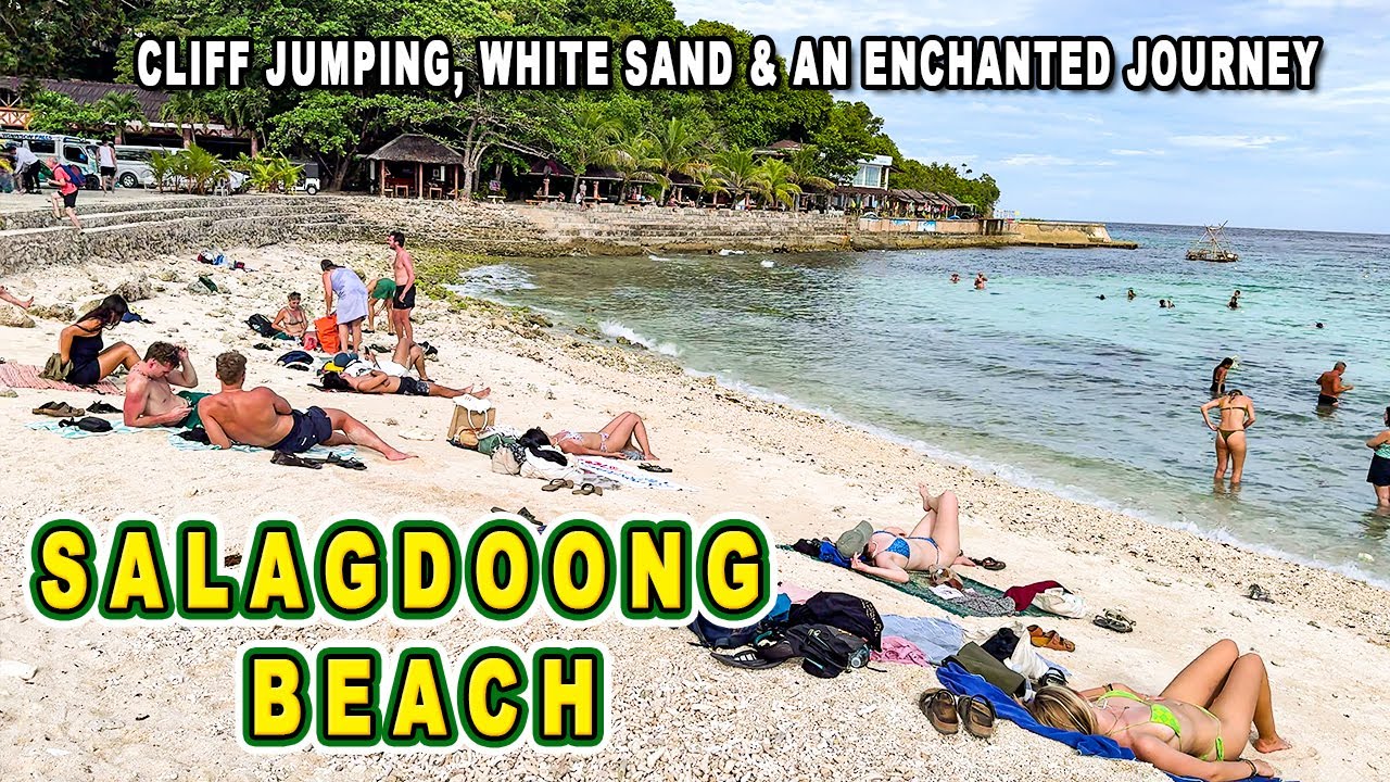 Embark on an immersive walking tour of Salagdoong Beach.