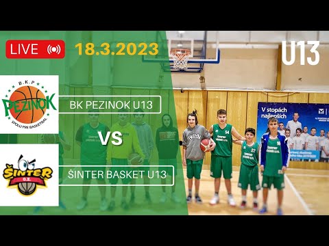 BK PEZINOK U13 - ŠINTER BASKET U13