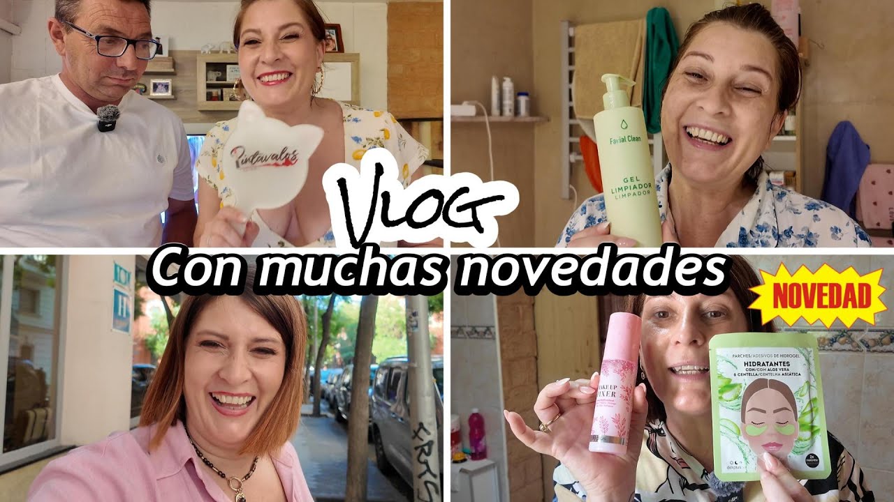 📹vlog viaje 🛩️relampago a Madrid +  mi compra en Mercadona con Novedades + haul de cosmética Thumbnail