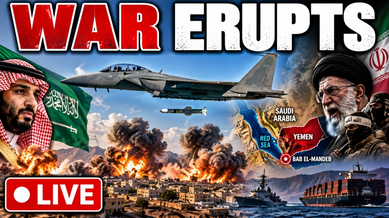 LIVE: War ERUPTS As Saudis and IRGC Houthis BATTLE