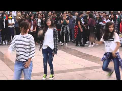 K-POP FLASH MOB IN NEW DELHI, INDIA  - KOREA FESTIVAL 2015