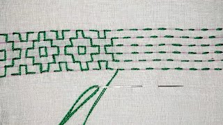 Hand Embroidery Traditional Kantha Stitch || Basic Kantha Stitch || Kantha Stitch for Beginners