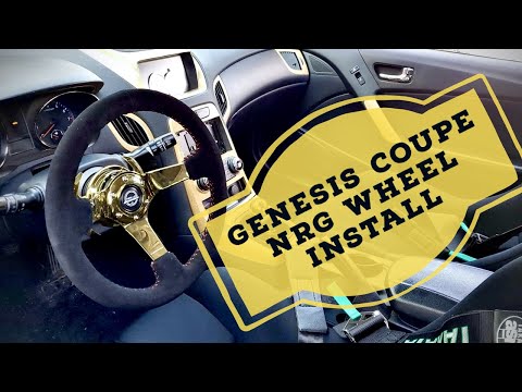 NRG Wheel Install on a Hyundai Genesis Coupe!