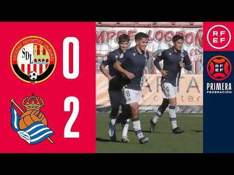 Resumen de SD Logroñés vs Real Sociedad B Jornada 13