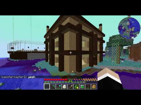 Minecraft town Layout Challenge FTB InfinityLite 1.10.2