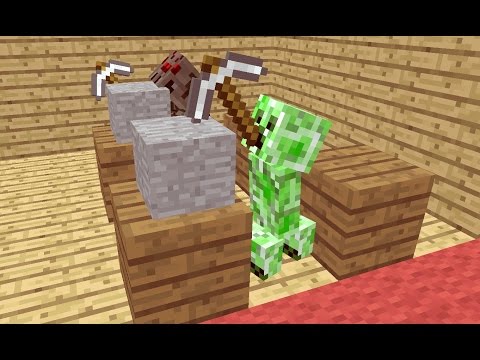 Monster School: Sculpting - Minecraft Animation