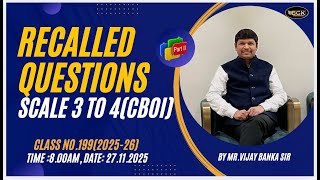 Recalled Questions Scale 3 to 4 CBoI Exam dtd  23 11 2025 Part 2