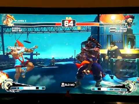 Fujino [Akuma] vs Cat-K / Arai [Adon] SUPER STREET FIGHTER 4 - Japanese Online Ranked Matches