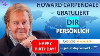 Howard Carpendale – Beispielvideo zum Geburtstag