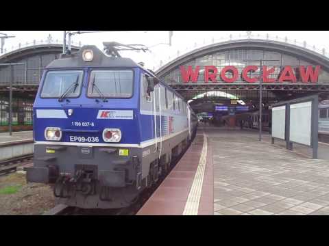 EP09-036 (EU: 150 037-6) z EiC 6120 "ODRA" (WR.GŁ.-WAWA.WSCH.) - opóźn. start z WR.GŁ.