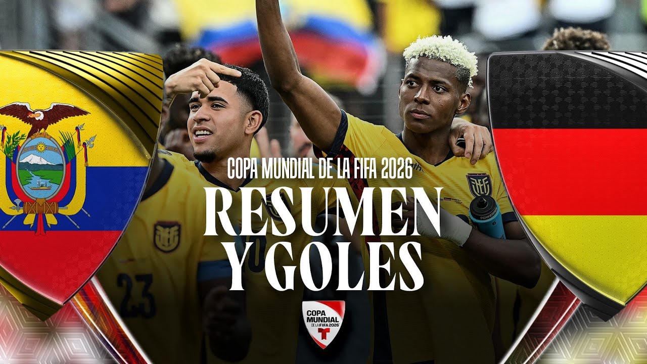 Resumen Ecuador vs Alemania