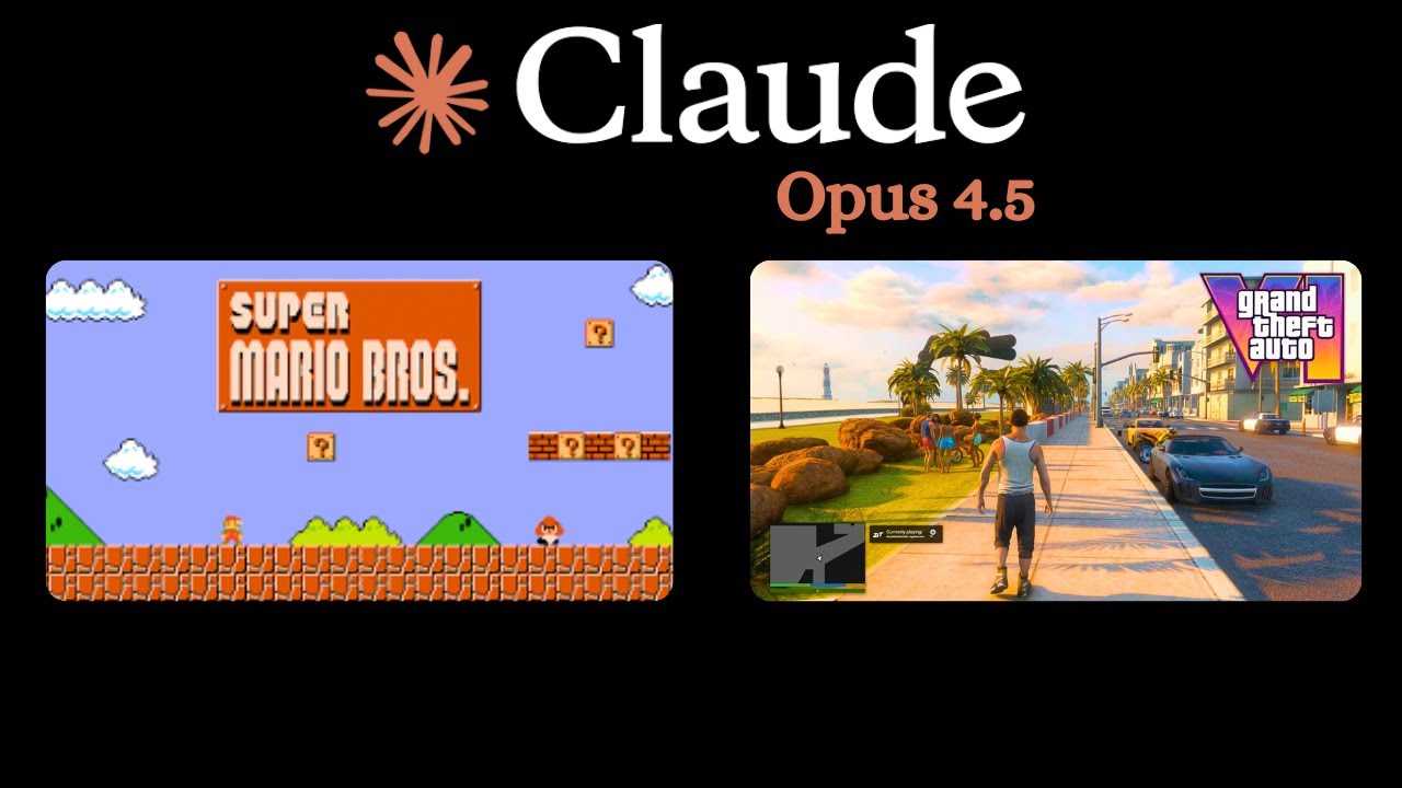 Testing Coding Claude Opus 4.5 : Build GTA 6 and Super Mario from Scratch?