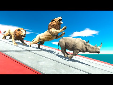Run Away from Lions and Save Kong from Cage - Animal Revolt Battle Simulator