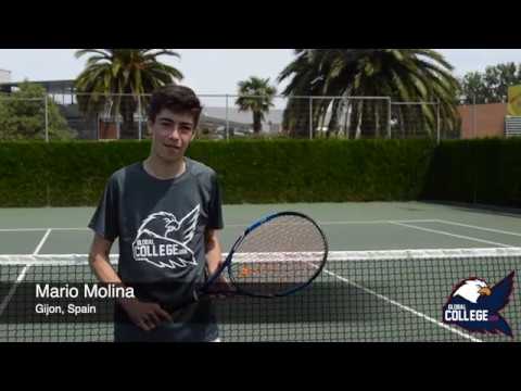 Mario Molina - College tennis recruiting video Fall 2020