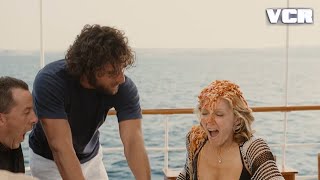 Dumping a bowl of pasta on Madonna, and throwing her into the ocean Scene... | Swept Away (2002)