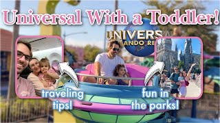 Universal Studios Orlando with a Toddler! | Family Travel Vlog + Tips for Visiting the Parks