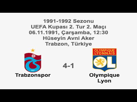 Trabzonspor 4-1 Olympique Lyon [HD] 06.11.1991 - 1991-1992 UEFA Cup 2nd Round 2nd Leg + PM Comments