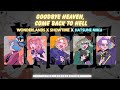 Line Distribution Goodbye Heaven Come Back Hell Wonderlands X Showtime Hatsune Miku