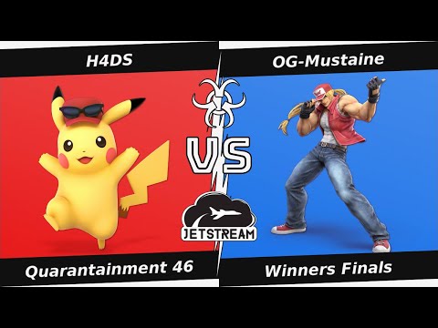 Quarantainment 46 Winners Finals - H4DS (Pikachu) Vs. OG-Mustaine (Terry) Smash Ultimate - SSBU