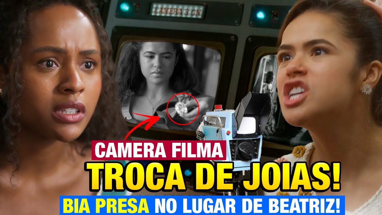 GAROTA DO MOMENTO - Camera FILMA Bia e Cássio TROCANDO colar de joias e mimada VAI PRESA!