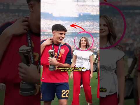 Princess Leonor on the Pitch After the FIFA World Cup Celebration! 👑🏆🇪🇸