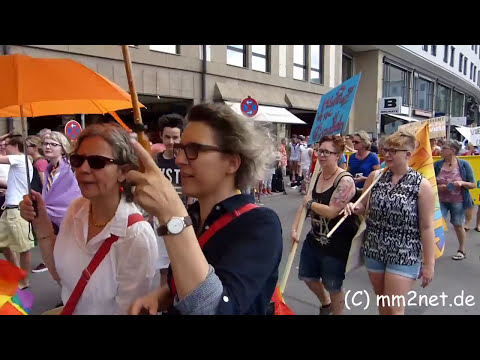 CSD München 2016 - Die gesamte Politparade, kurz nach dem Start beim Marienhof