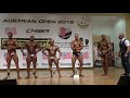 Results - Men Masters Over 40 - NABBA - Austria Open 2019