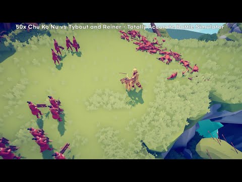 50x Chu Ko Nu vs Every Units or Gods   Totally Accurate Battle Simulator