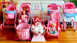 baby annabell twin pushchair