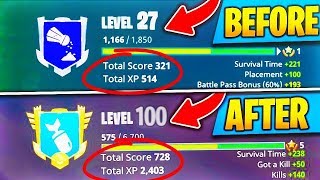 the ABSOLUTE FASTEST way to LEVEL UP in Fortnite! (Fortnite Battle Royale LEVEL UP FAST)