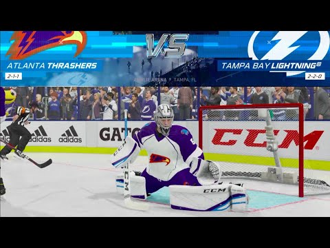 NHL 20 Atlanta Thrashers Franchise- Year 2 Game 5 at Tampa Ep. 103