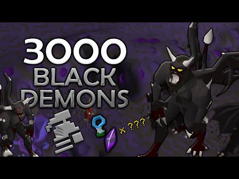 Loot From 3,000 Black Demons
