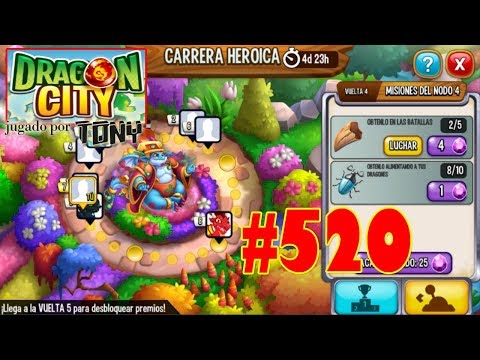 Dragon City "Capítulo 520 - Evento: La Carrera Heroica, por Noble Dragón Positividad" por Tony