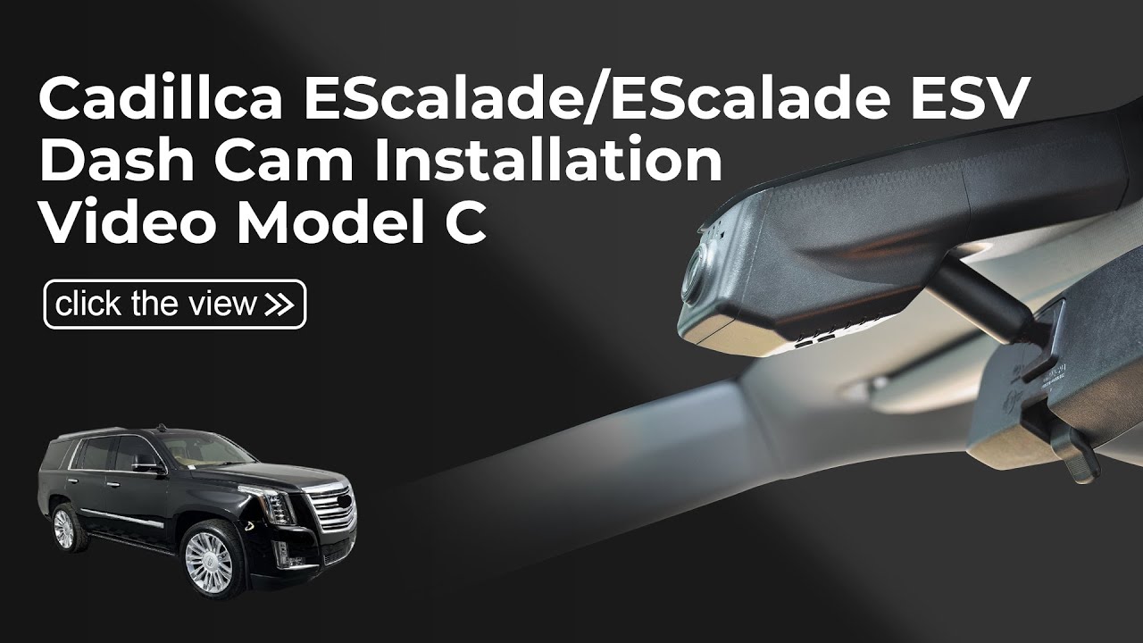 Cadillac EScalade/EScalade ESV Select 4th Gen 2015-2020 Dash Cam 019C-1 Installation Video#dashcam