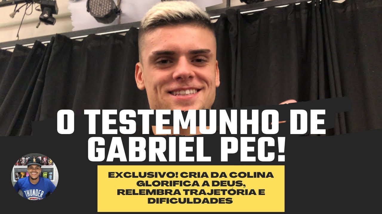 Testemunho de Gabriel Pec - Jogador do Vasco cita trajetória, exalta Deus e a importância da família