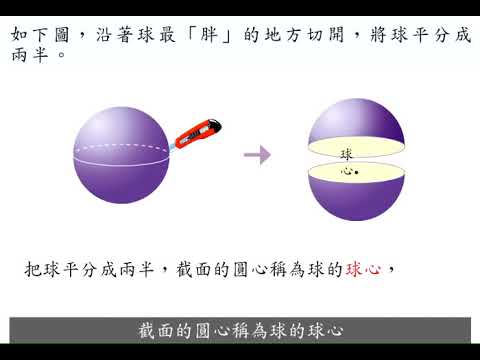 例題 認識球的球心和半徑 五下 第十單元立體形體 均一教育平台