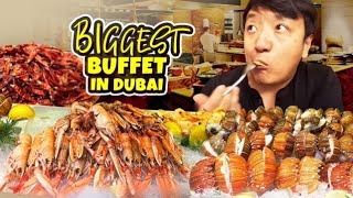 All You Can Eat LOBSTER SEAFOOD BUFFET! BIGGEST BUFFET in Dubai FOOD REVIEW | Atlantis The Palm