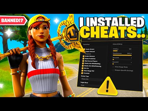 I installed REAL Fortnite Cheats In The NEW Season! (They Worked😭)