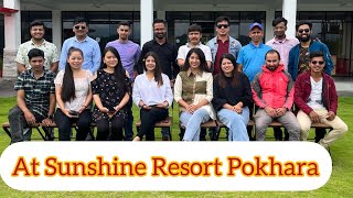 We are at Sunshine Resort Pokhara @saradhagurung