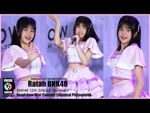 Ratah BNK48 Fancam - Sakura no Hanabiratachi | Roadshow Mini Concert @Central Phitsanulok 220924