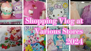 SHOPPING VLOG AT VARIOUS STORES 2024/GIRLY CUTESY SWEET FINDS!!!#vlog#shopping#target#dollartree