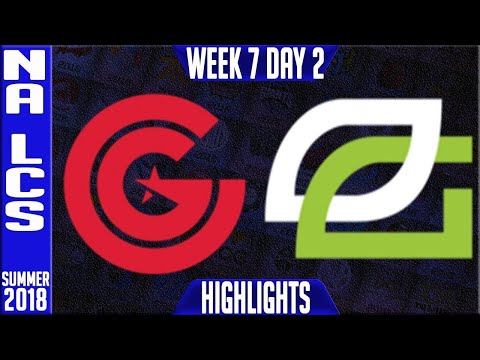 CG vs OPT Highl;ights | NA LCS Summer 2018 Week 7 Day 2 | Clutch Gaming vs Optic Gaming